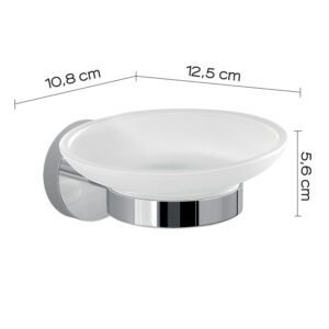 Porte Savon Globe LEAN Chr/Verre CT1201630