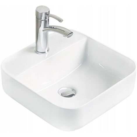 Vasque à Fixer 3023MW 39x39x13,5cm Blanc Mat
