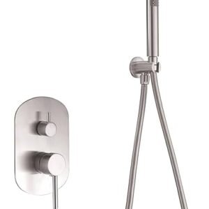 Colonne de Douche Mono à Encastrer MOSCU Anti-Corrosion Inox Brossé S316 GPK034
