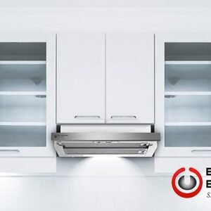 Hotte Amovible Télescopique 60cm 350M3 / H Double Moteur Inox EMRH60TX