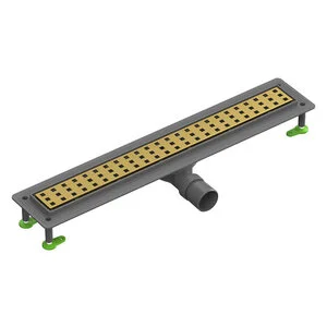 Caniveau de Douche WAY SQUARE 600x60mm Or BK4024134