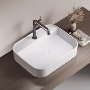 Vasque à Fixer 3024MW 51x40x14cm Blanc Mat