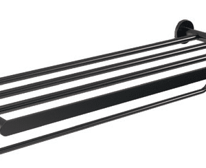 Porte Serviettes Etagère 5 Barres PRACTIC Noir Mat CAP003-05/NG