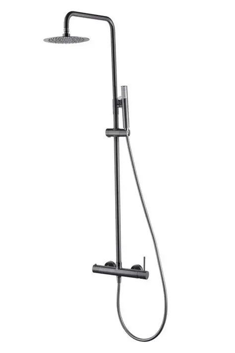 Colonne de Douche Mono MONZA Black Gun Métal BDM039/BGM