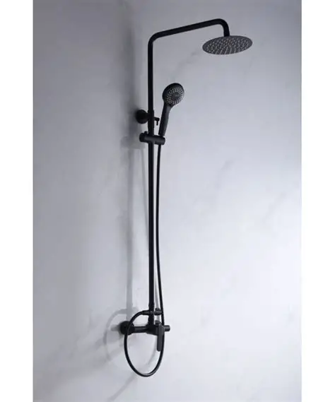 Colonne de Douche Mono ROMA Noir Mat BDR002