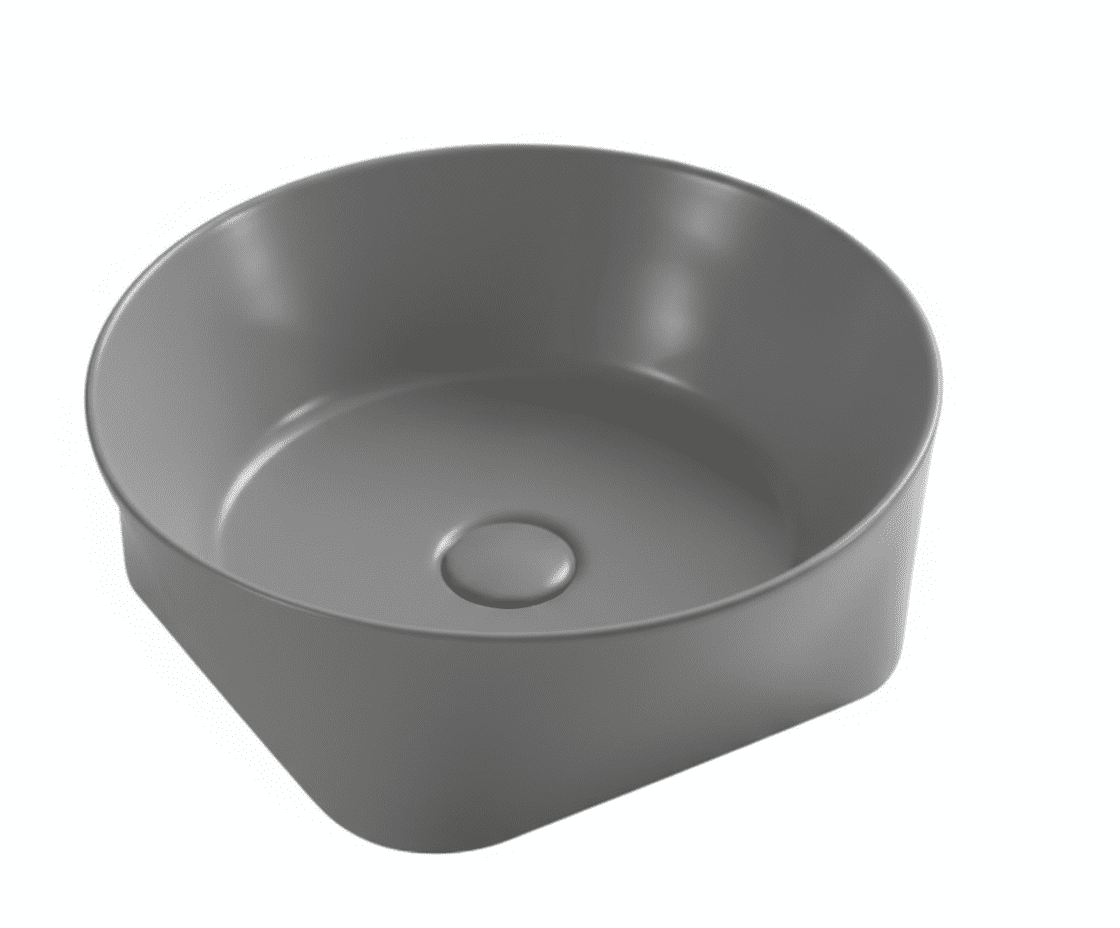 Vasque à Poser 1004MDG 42x15cm Gris Mat