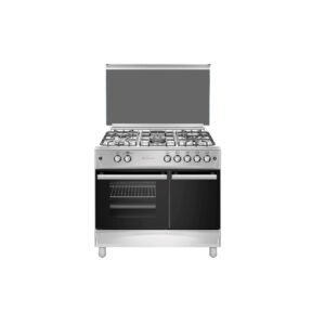 Cuisinière 5 foyers à Gaz en Inox EAS ELECTRIC 90x60cm EFG9H60X
