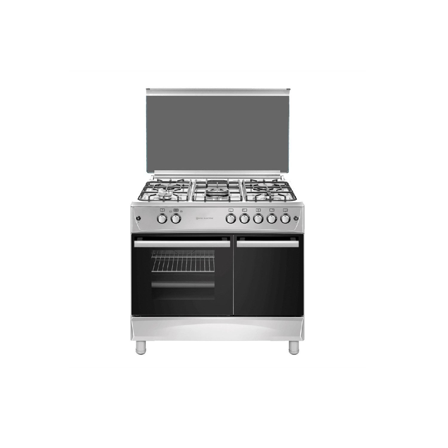 Cuisinière 5 foyers à Gaz en Inox EAS ELECTRIC 90x60cm EFG9H60X
