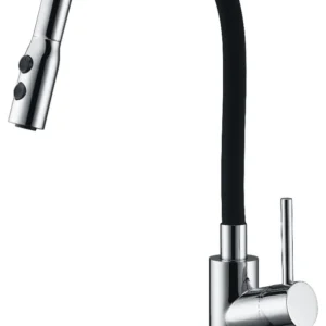 Mitigeur Évier de Cuisine TOKIO Chrome/Noir GCE016