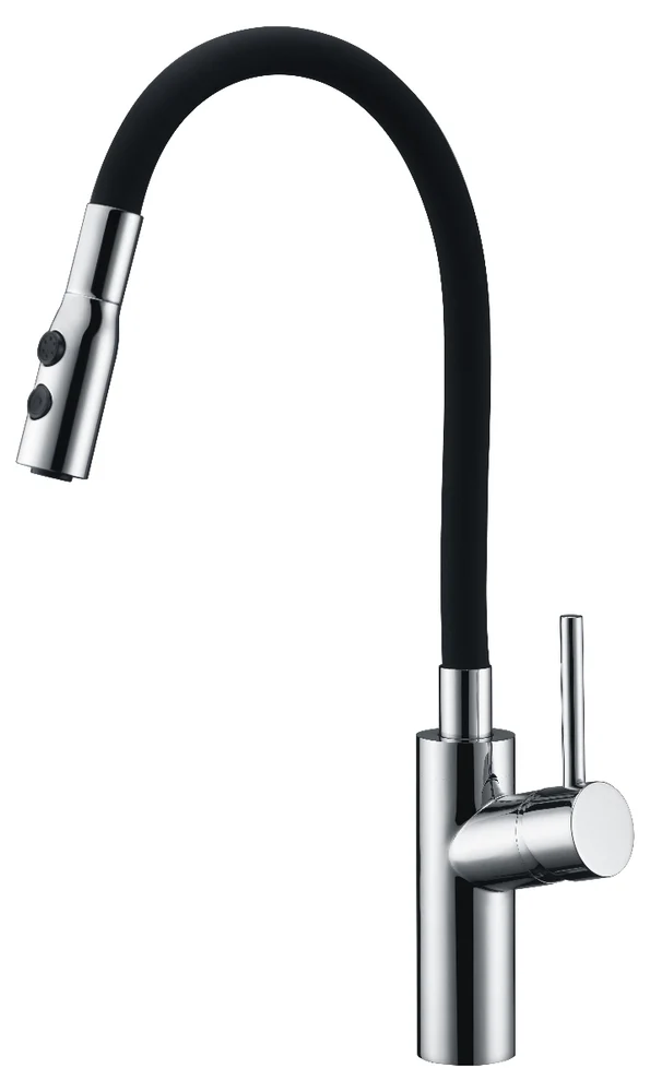 Mitigeur Évier de Cuisine TOKIO Chrome/Noir GCE016