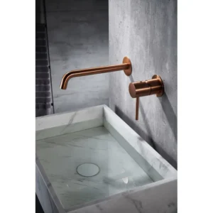 Mitigeur Mural pour Lavabo MONZA Or Rose Brossé GLM039/ORC