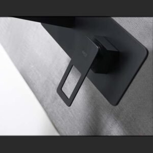 Mitigeur Mural pour Lavabo SUECIA Noir Mat BDC032-4NG