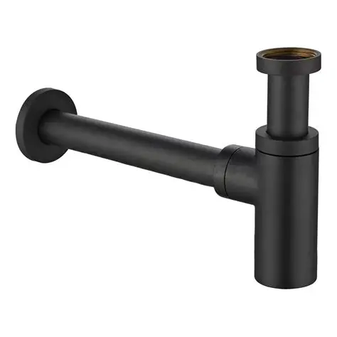 Siphon Lavabo Rond Noir SCL002/NG