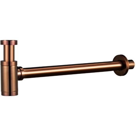 Siphon Lavabo Rond Or Rose SCL002/NOR