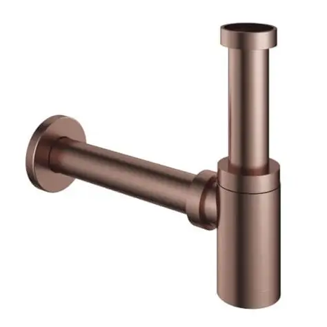 Siphon Lavabo rond Or Rose Brossé SCL002/ORC