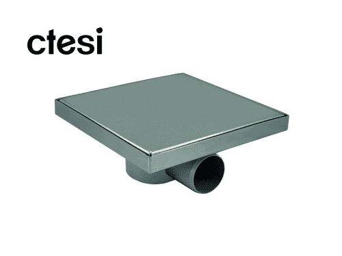 Siphon Sol de Douche Carré LINE 200x200mm Chrome BK4020601