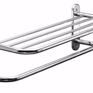 Porte Serviette Étagère 5 Barres 60cm Chrome CL-41114