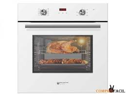 Four EAS ELECTRIC 8 Fonctions 70L Affichage Électronique Verre Blanc EMV70DGW