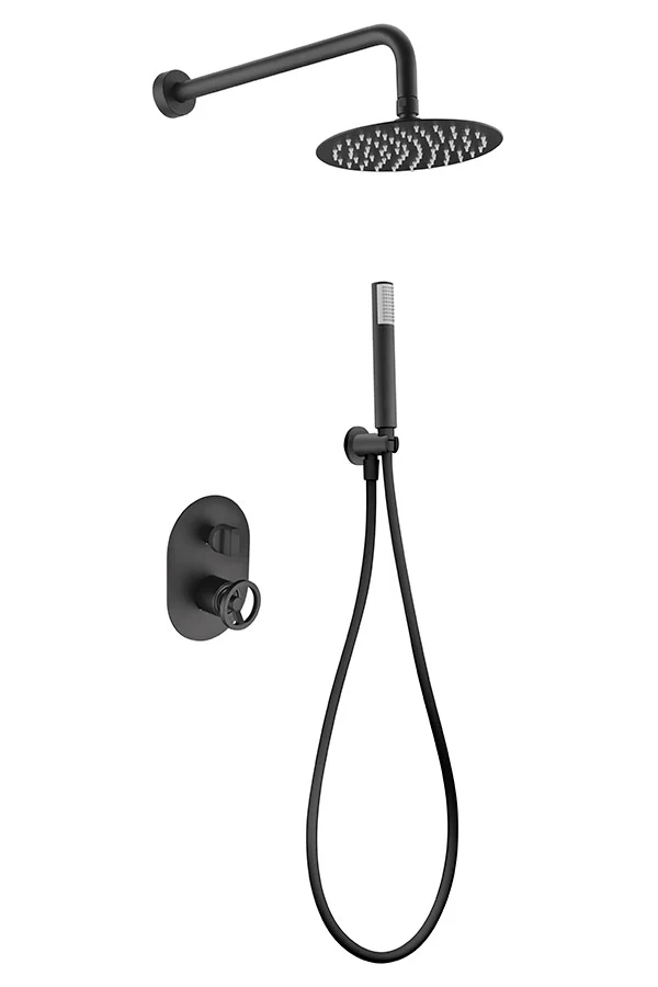 Colonne de Douche Mono à Encastrer OLIMPO noir GPC033/NG