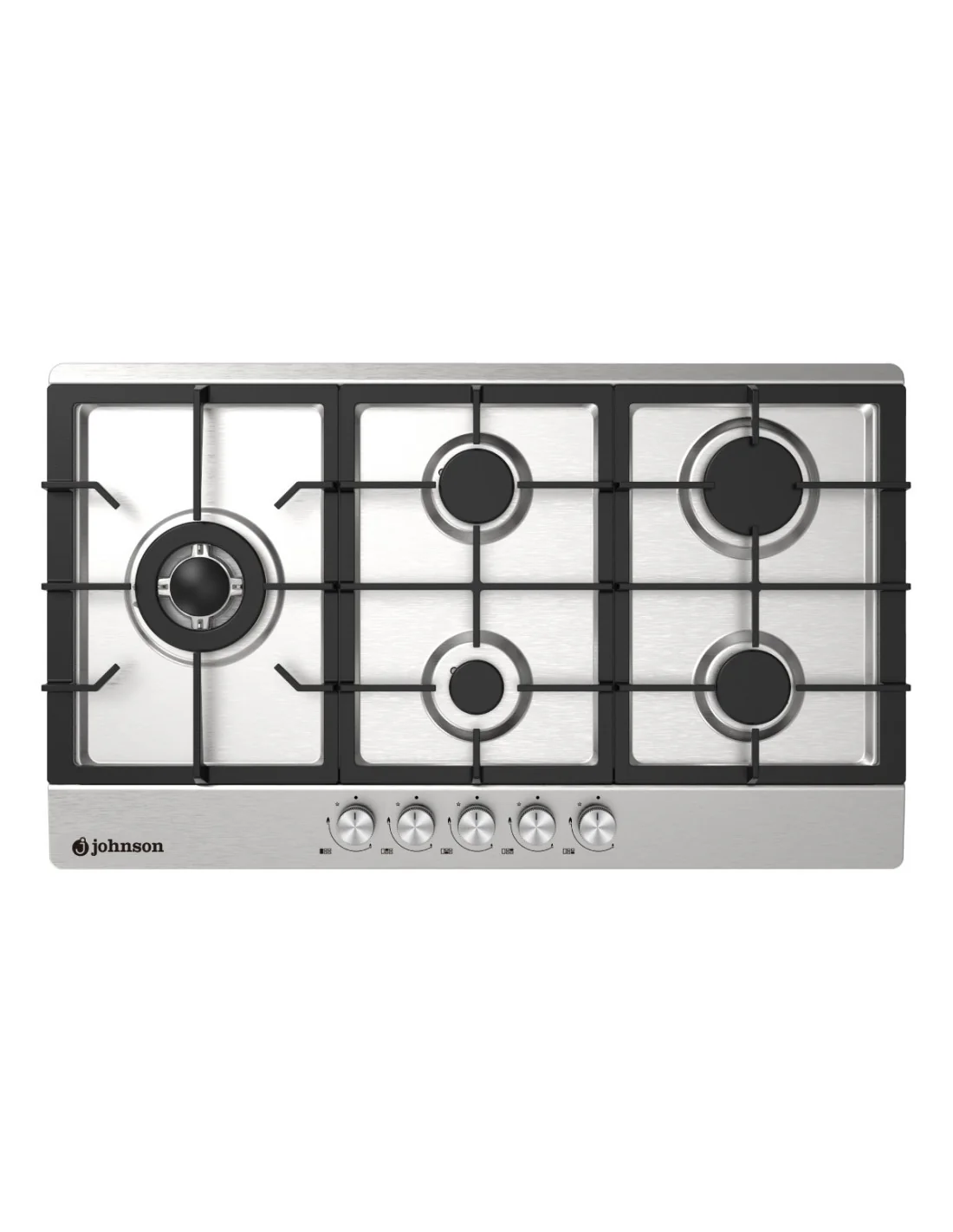 Plaque à Gaz JOHNSON 5 Foyers Inox 90cm JAMA590BX