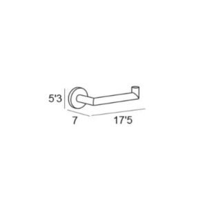 Porte Papier Hygiénique ECO Chrome 06512053