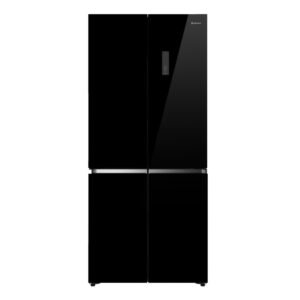Frigo 4 Portes JOHNSON 190×83,3×64,1cm 351+170Litres Inox Noir JR4D1986ENGN