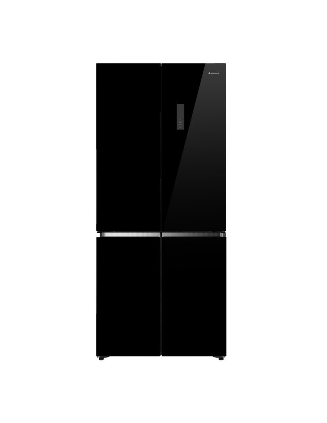 Frigo 4 Portes JOHNSON 190×83,3×64,1cm 351+170Litres Inox Noir JR4D1986ENGN