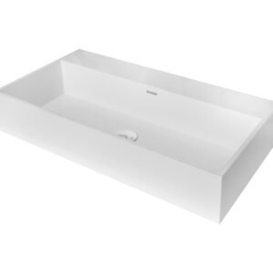 Vasque à Fixer Fino K42-60 60,5×42,5x12cm Blanc Brillant