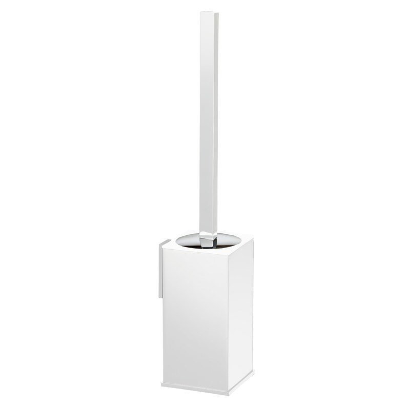 Porte Balai brosse Mural Carré Chrome 06907002