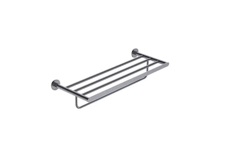 Porte Serviettes Etagère 5 Barres PRACTIC Black Gun Metal CAP003-05/BGM