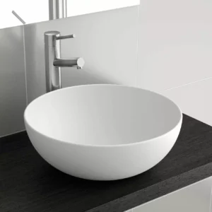 Vasque à Poser BOL Extra Fin 40×15,5cm Blanc Mat