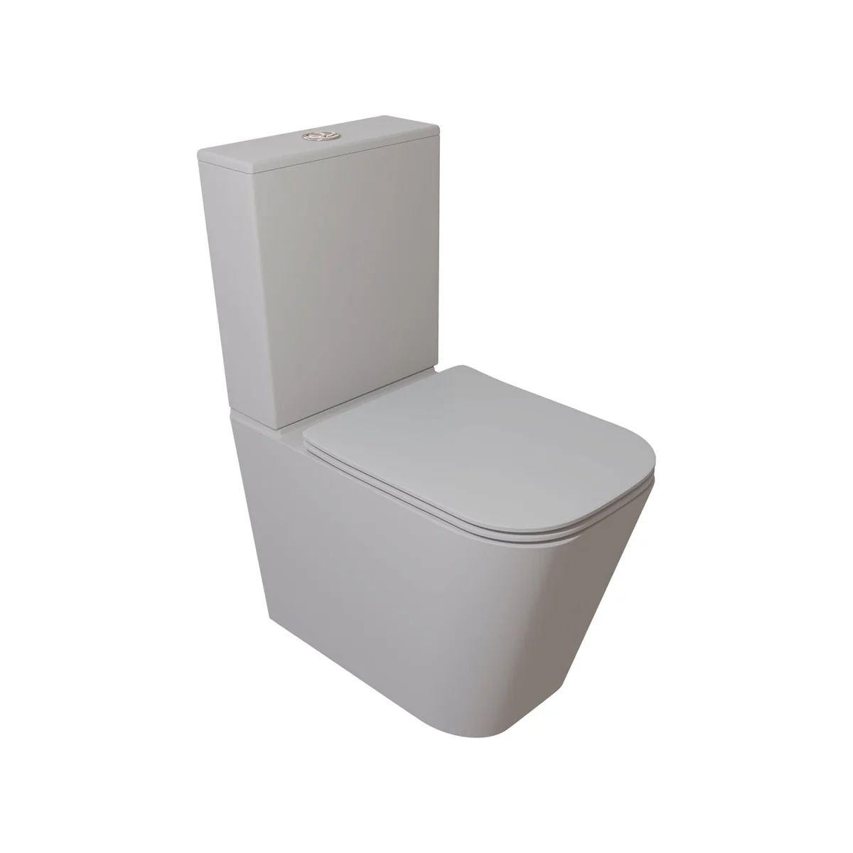 WC sur Pied Compact SERENE Gris Mat 3907