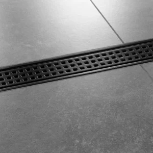 Caniveau de Douche FLOW LINE 330 x 60mm Noir BK4024502