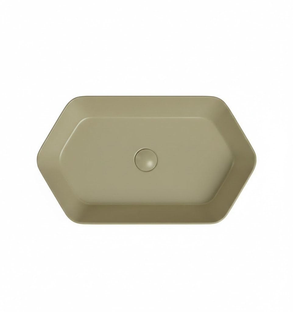 Vasque à Poser 2017MKK 61x36x14,5cm Khaki Mat
