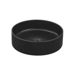 Vasque à Poser Rond Noir Mat