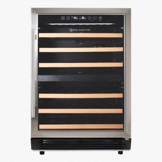Cave à Vin 44 Bouteilles EAS ELECTRIC 60x60x87cm Étageres en Bois EMR44VNI1