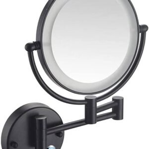 Miroir Grossissant Mural x5 Noir 06349081