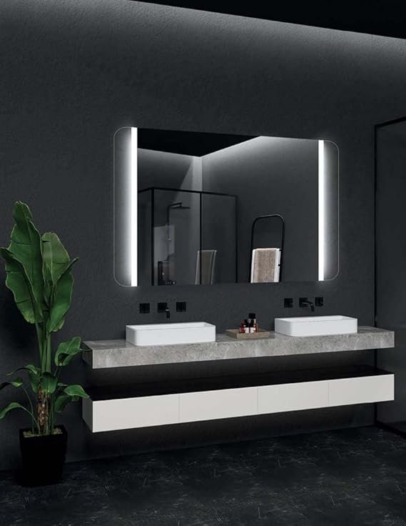 Miroir Led COPENHAGUE 120cm One Touch Antibuée COPE018/120