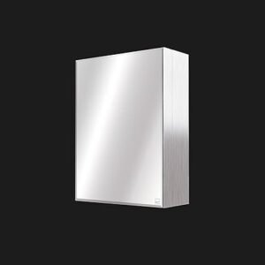 Miroir Pharmacie TOLEDO 1P Gris 50x75x14,5cm