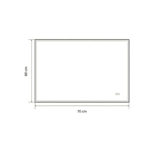 Miroir One Led ALCOR 60x70cm avec Antibuée 97309