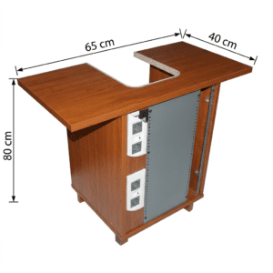 Meuble pour Lavabo sur Pied 65x80x40cm Cérisie