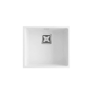 ZIE 45 Évier en Résine 1 Bac 50x45x20cm Blanc Mat BL181LMC