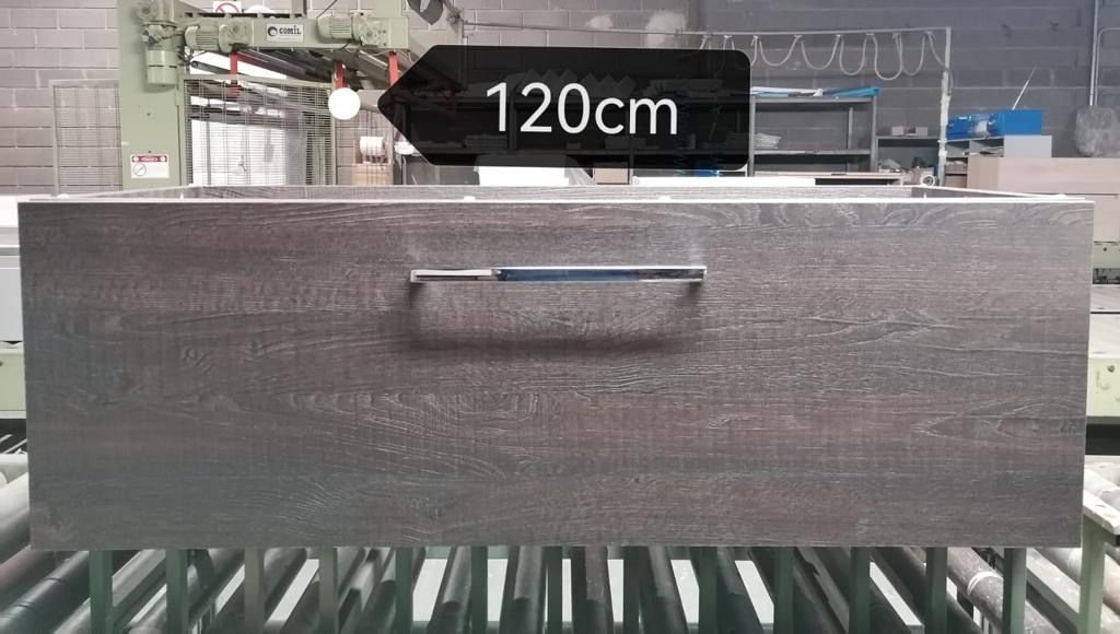 Meuble Susp 1T ELEGANCE 120x45x28cm Café 13011/120