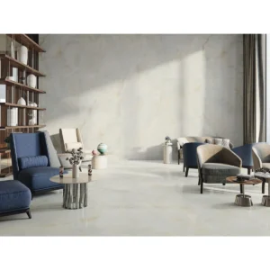 Carreau AQUA BIANCO Rectifié Blanc Marbré Poli 60x120cm 9,5mm (1,44m²/C)