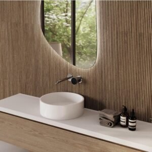 Carreau Décoration KAORU OAK Rectifié effet Bois Marron Mat 59,5×119,2cm 10mm(1,42m2/C)