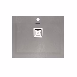 KOBUS 66 Haut Évier en Résine 1Bac 65,5x52x20cm Gris AS812C