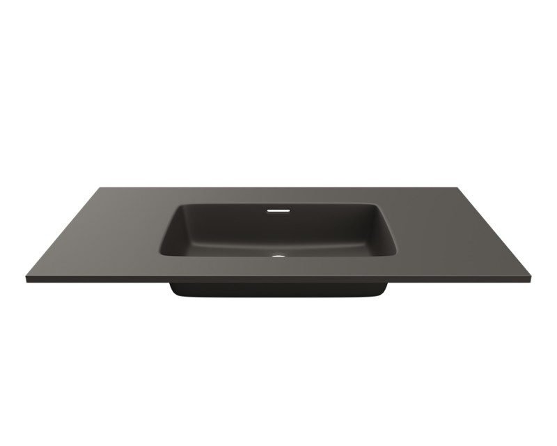 Lavabo à Encastrer 101x46x16,5cm ETNA Noir Mat