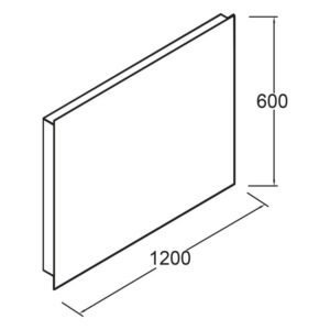 Miroir Led REFLEXO SALGAR 120x60cm 20742