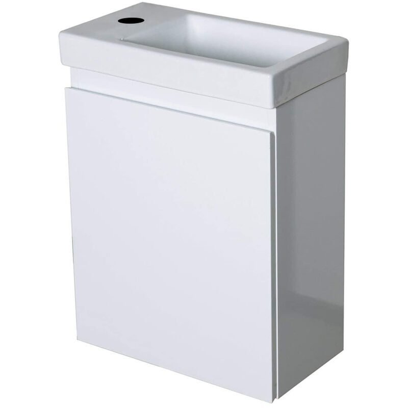 Lavabo Mini Blanc à Encastrer 40,5×22,5cm