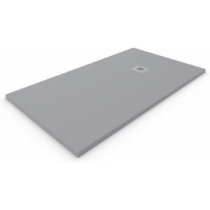 Receveur de Douche en Résine Anthracite 130×87,5x78cm + Bonde + Grille